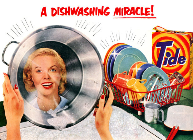 Plan59 Vintage Ads Mid Century Modern A Dishwashing Miracle 1951